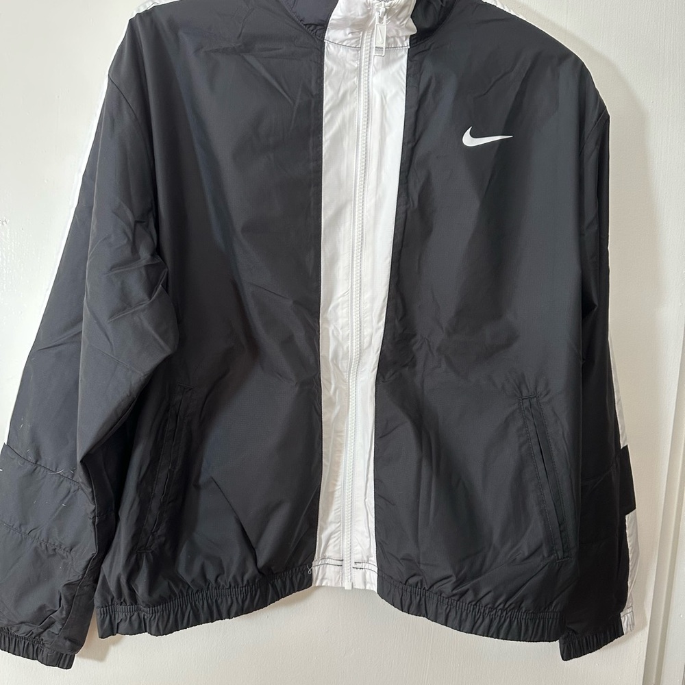 Nike Women's Black and White Utility Jacket